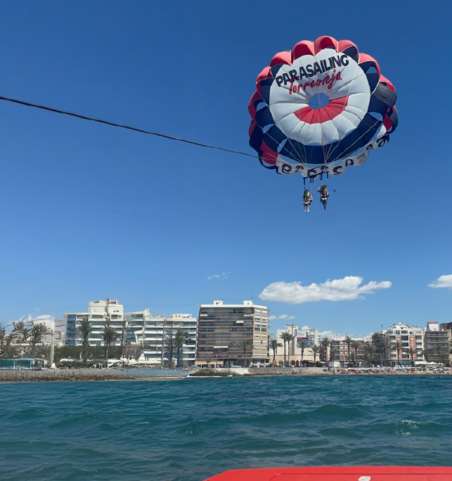 parasailing