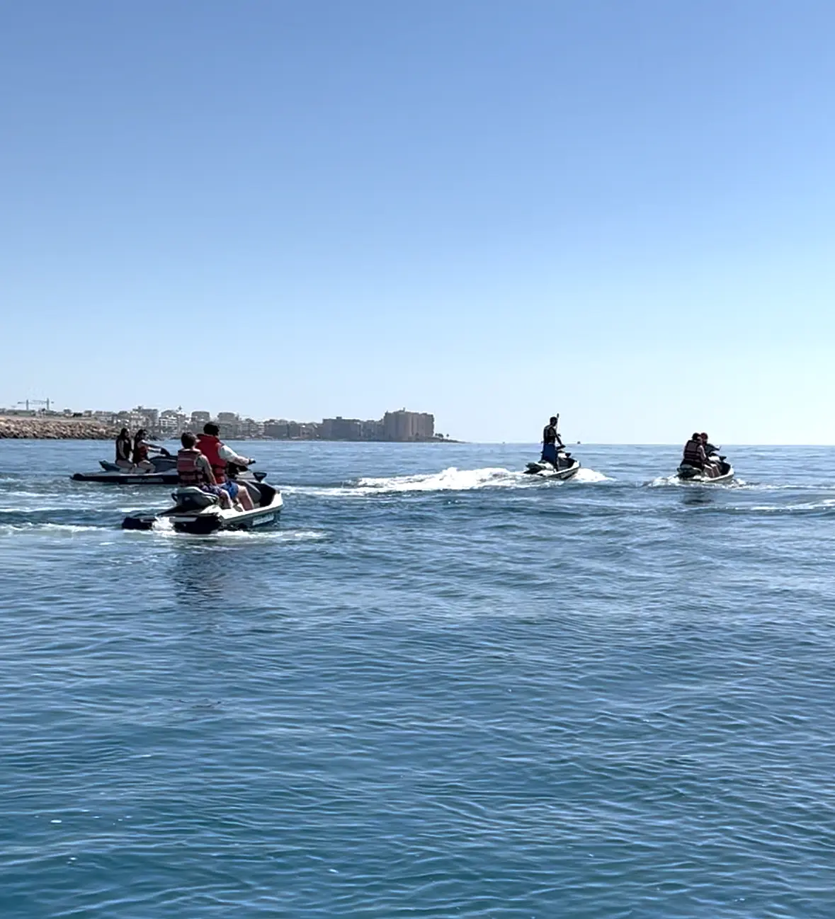 Salida desde Torrevieja en moto de agua