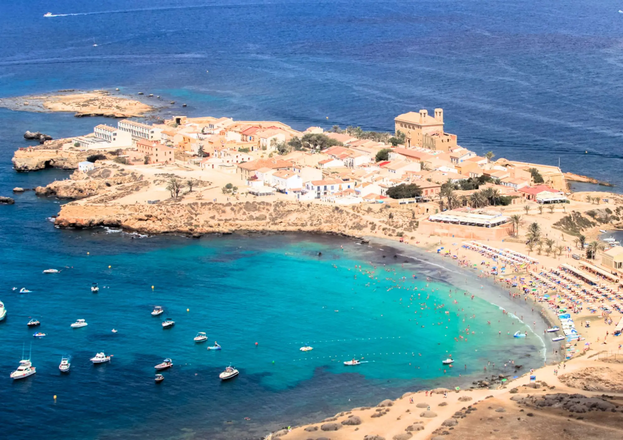 Vista aérea de Tabarca drone 1